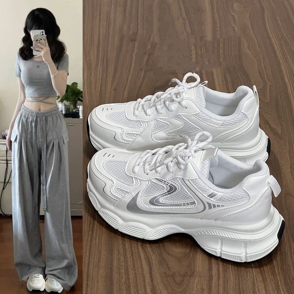 Ultra-soft Breathable Dad Sneakers for Women, Spring New Arrival, Niche Original Ins Trendy Casual Sports Running Shoes