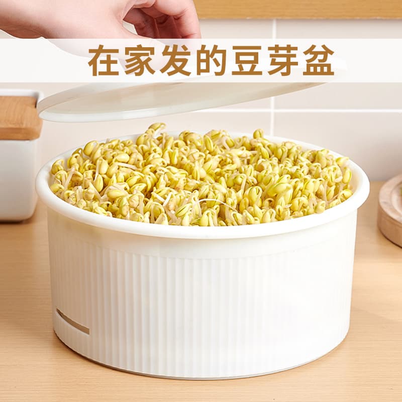 New Home Bean Sprout Kit, Food-grade Germination Tray for Soy, Mung Bean, and Peanut Sprouts