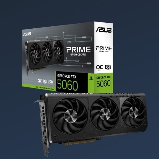ASUS GeForce PRIME-RTX5060-O8G Gaming Graphics Card for Gaming and Esports