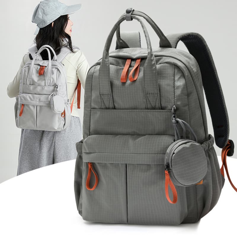 Cross-Border Trend Women's Backpacks, Lulu Style Travel Backpacks That Can Be Attached to a Trolley