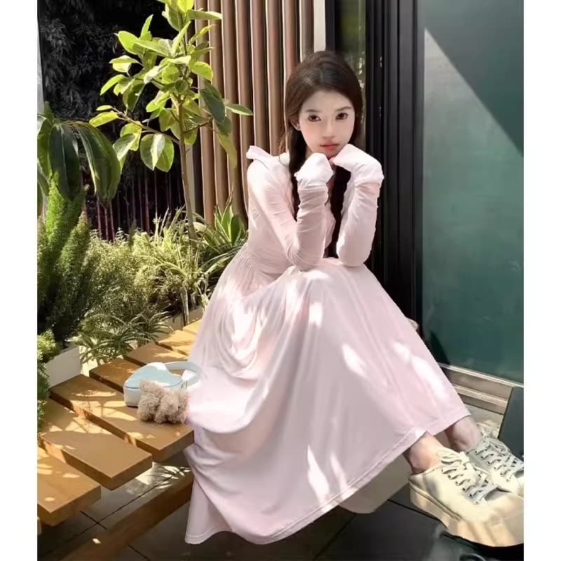 Women's Long Full-Body Sun Protection Dress Summer 2025 New Sun Protection Suit Set Jacket Ice Silk Petite