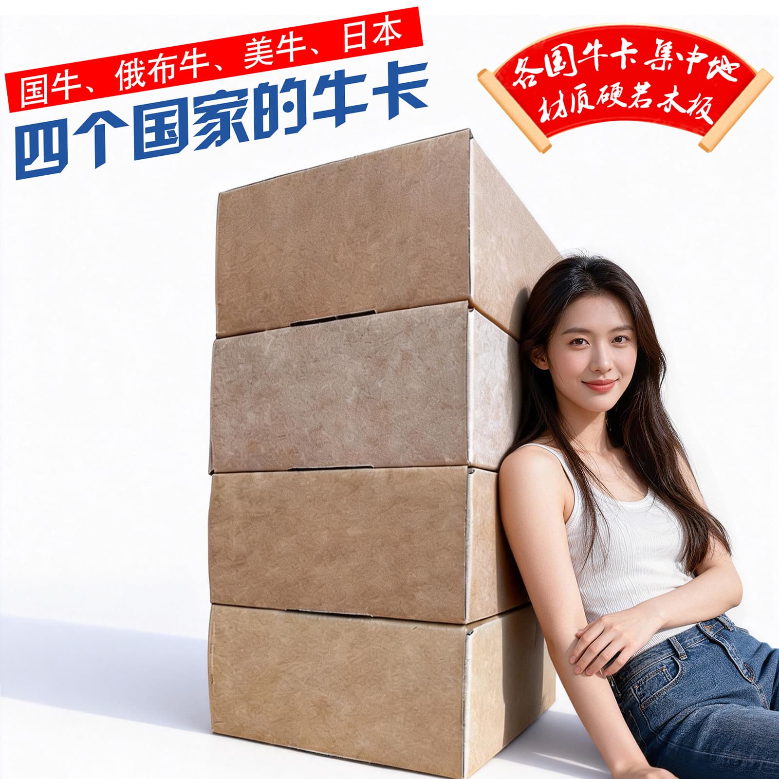 Corrugated box kraft yellow extra sturdy packaging box for accessories, clothing, logistics, e-commerce, express delivery, and cross-border shipping