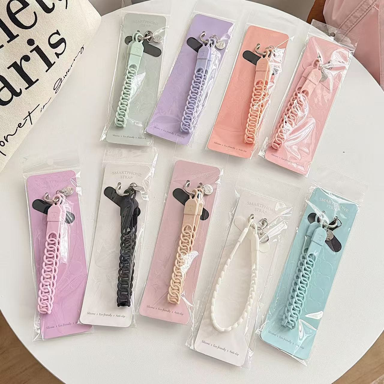 Silicone Wrist Strap with Mesh Chain, Silicone Phone Lanyard, Portable Breathable Wristband, Keychain, Anti-Loss Strap for CCD Camera