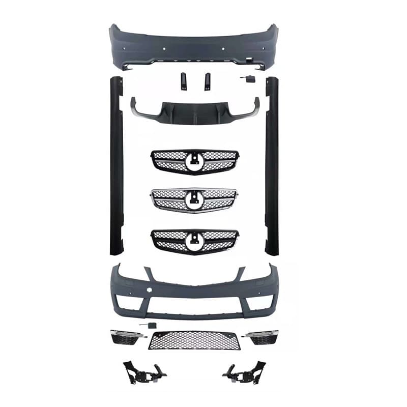 C63 surround bumper is suitable for Mercedes-Benz C-class W204 hood headlights 2008-2013