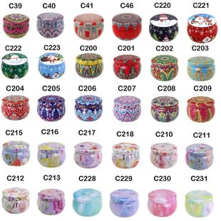 Factory Wholesale Ethnic Style 4.4oz Tinplate Large Belly Jar Pear Candy Tea Aromatherapy Candle Jar Food Container