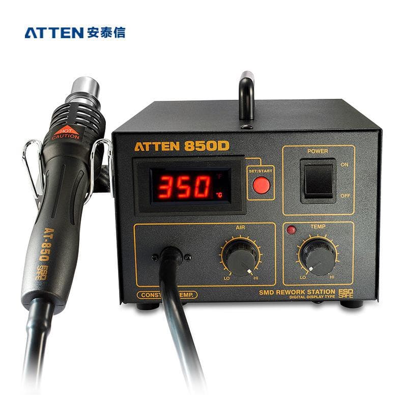 ATTEN AT852D Hot Air Gun Soldering Station Constant Temperature Repair Desoldering Station 850B/850D/ST-8800D