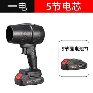 Cordless Lithium Blower, High Power Rechargeable Industrial Dust Blower and Cleaner, Industrial Air Blower with Toolbox