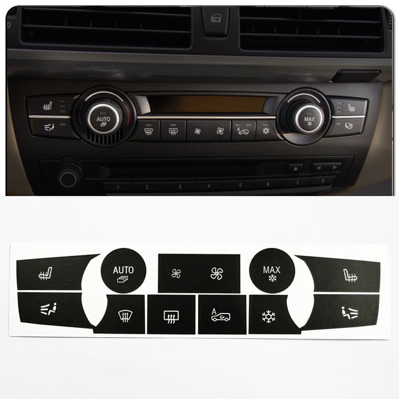 Compatible with BMW X5 X6 Air Conditioning Button Repair Sticker Air Conditioning Switch Repair Sticker BMW E70 E71