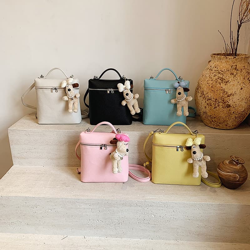 Academy-Style Commuter Fashion Handbag and Backpack 2026 Summer New Korean Niche Cute Simple Handbag Backpack