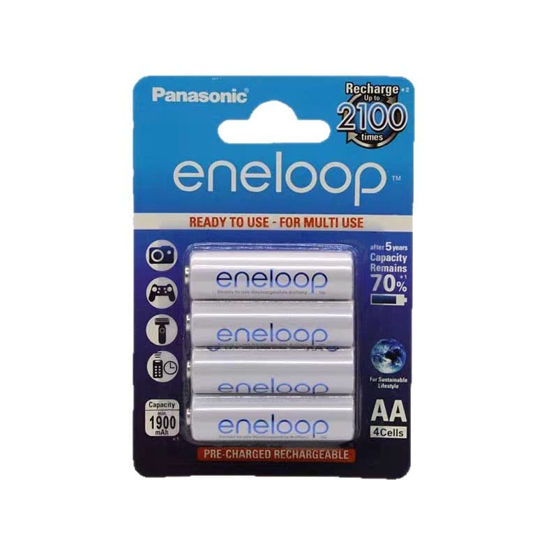 Panasonic Eneloop AA and AAA Ni-MH Rechargeable Batteries 1.2V for Camera Flashes and KTV Microphones