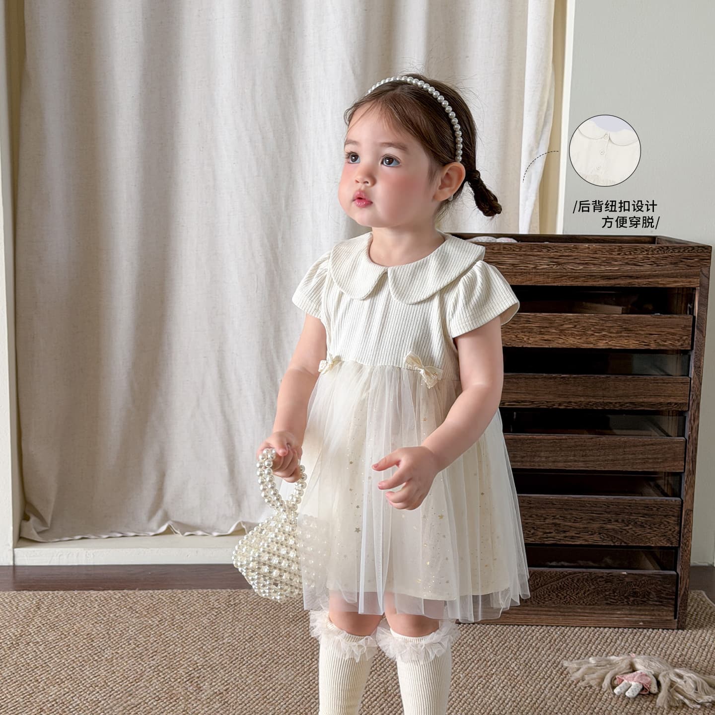 Zheli Children's Dress Summer Thin French Princess Dress Baby Girl Dress Birthday Girl Gown
