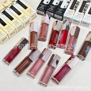 Cross-Border In Stock Water Gloss Rich Color Lip Gloss Fenty Rihanna New Star Mirror Lip Glaze Nude Crystal Lip Gloss Lipstick
