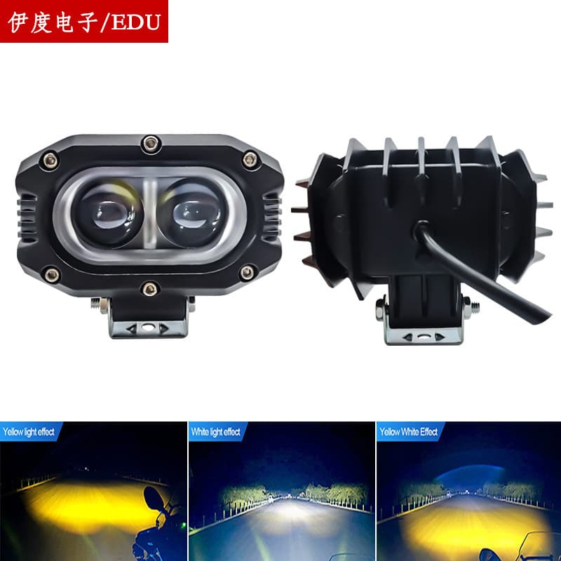 Cross-border spot car and motorcycle headlights LED high-power lens spotlights modified lighting lights electric motorcycle headlights