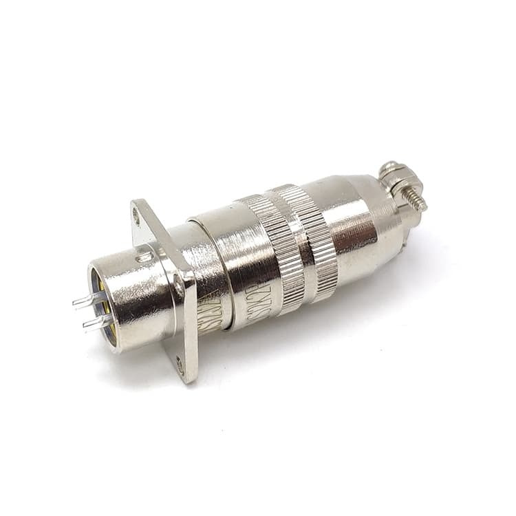XS12 Snap-in Front Mount Connector, Waterproof Aviation Plug Socket, 2-8 Core Connector