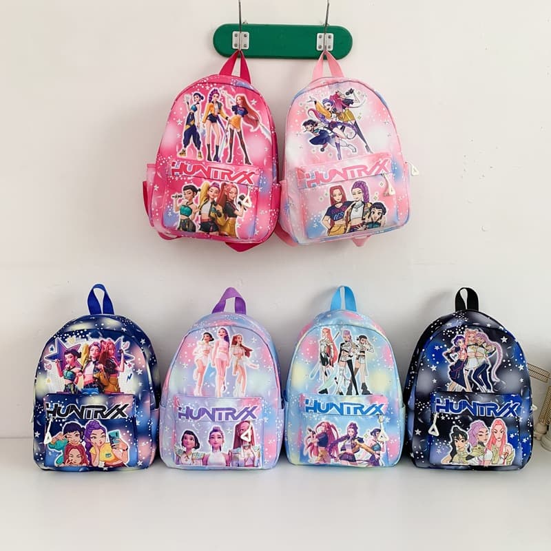 2025 New Cute Print Kindergarten Backpack Cartoon Children’s School Bag Fashionable Children’s Travel Student Bag