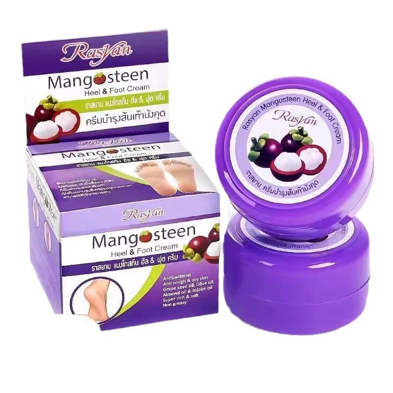 (Imported) Rasyan Mangosteen Foot Cream, Autumn/Winter Bestseller Foot Crack Prevention Cream with Chinese Label