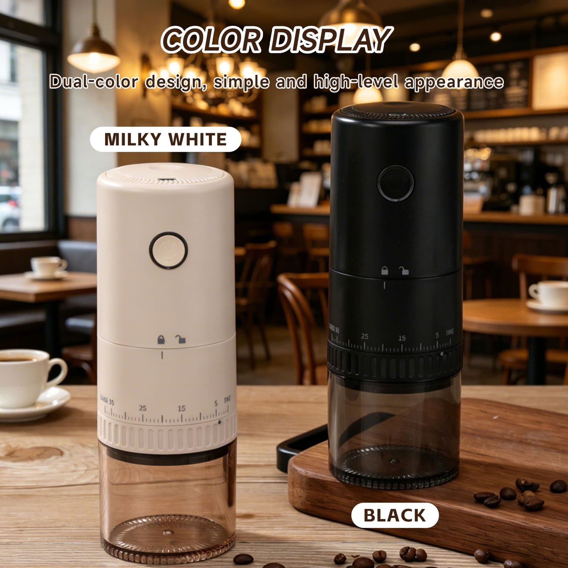 Cross-border Home Coffee Machine Grinder Electric Coffee Grinder Hand Coffee Grinder Outdoor Pour Over Coffee Grinder Coffee Mill