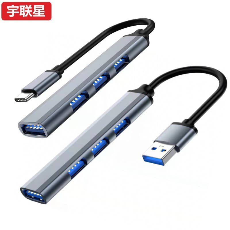 Source factory typec docking station one to four usb3.0 card reader notebook HUB docking station 4ni1 spot