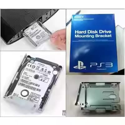 PS3 Hard Drive Bracket Tray Slim Console Hard Drive Caddy 4000 Series New Slim 12G Expansion Hard Drive