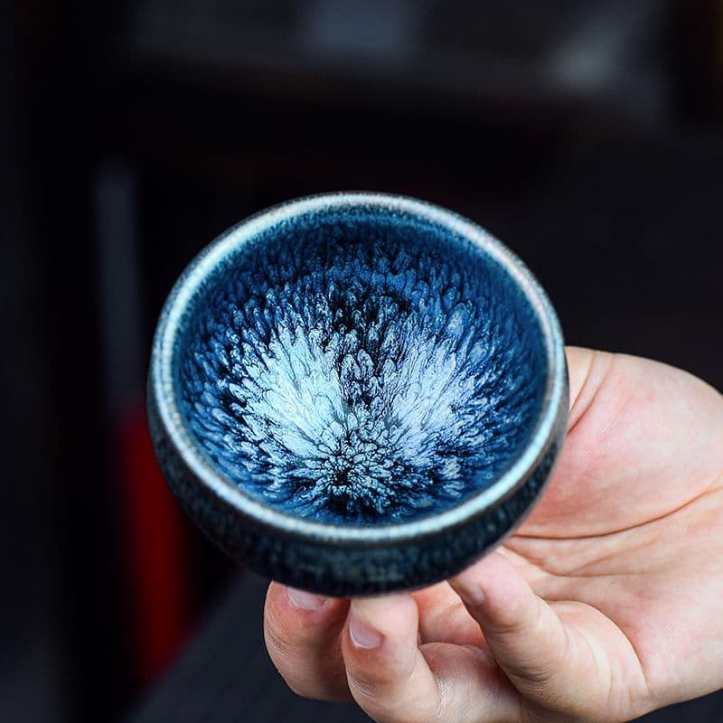Tea Cup Owner's Cup Large Chinese Style Personal Exclusive Tea Zhan, Jian Kiln Master Grade Kiln-Transformed Ceramic Tea Set, Cross-Border E-commerce