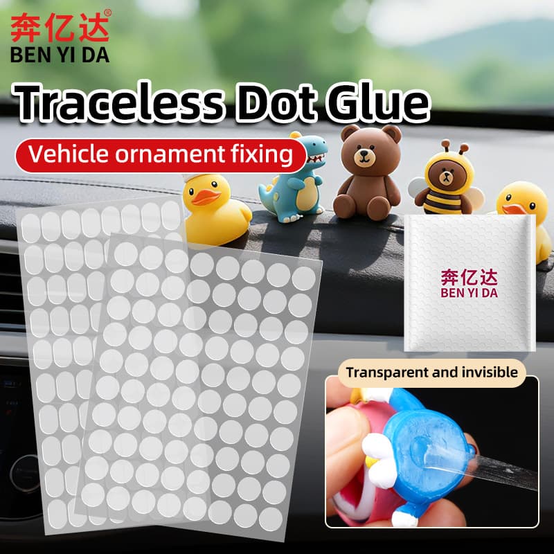 Double-Sided Adhesive Nano Tape, Traceless Glue Dots for Car
