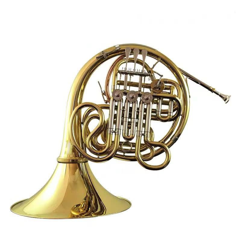 Wholesale Performance Four-Key Double-Row French Horn Bb to F French Horn French Horn Instrument