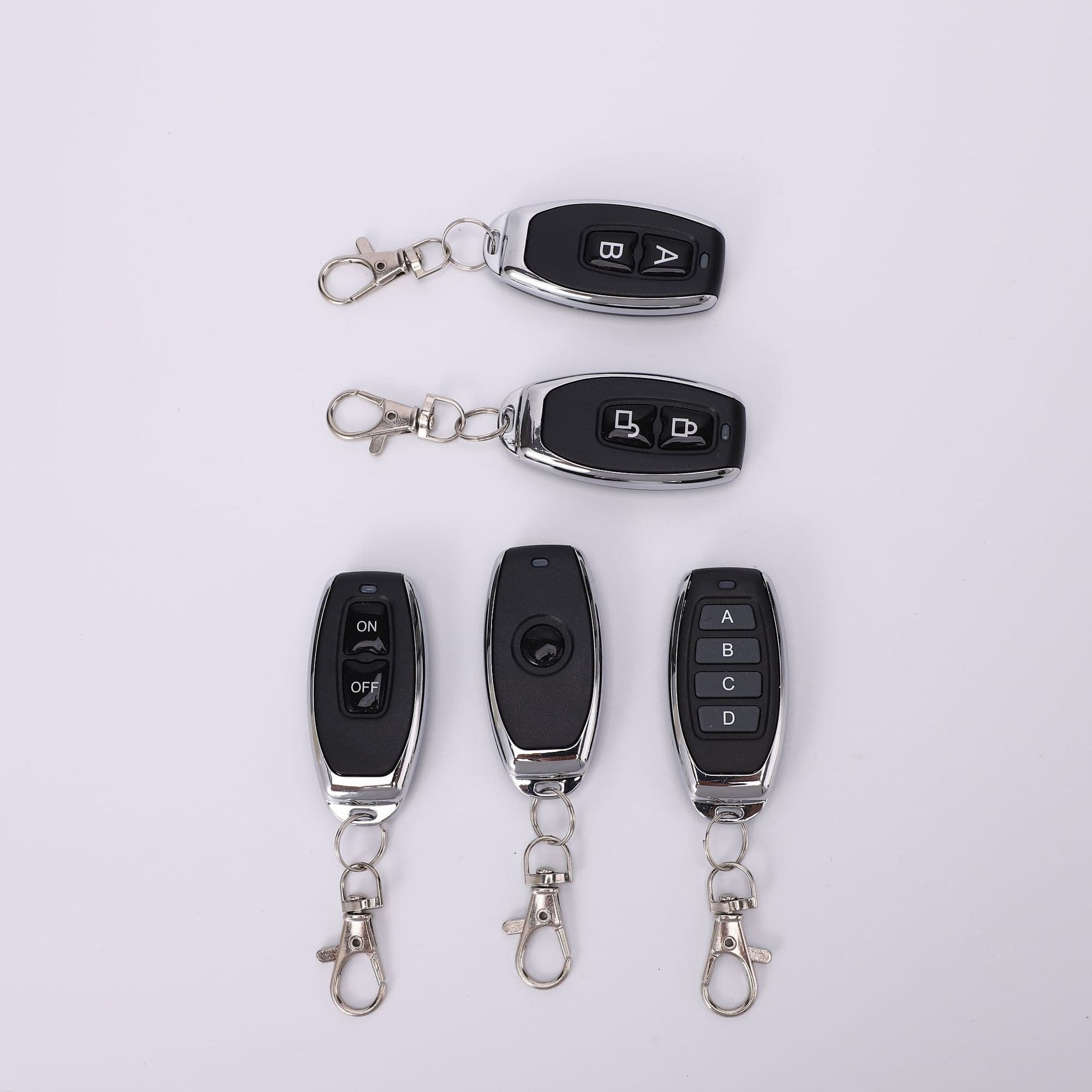 Cross-Border 433Mhz Long-Distance Low-Power Wireless Remote Control with 1-4 Button Options