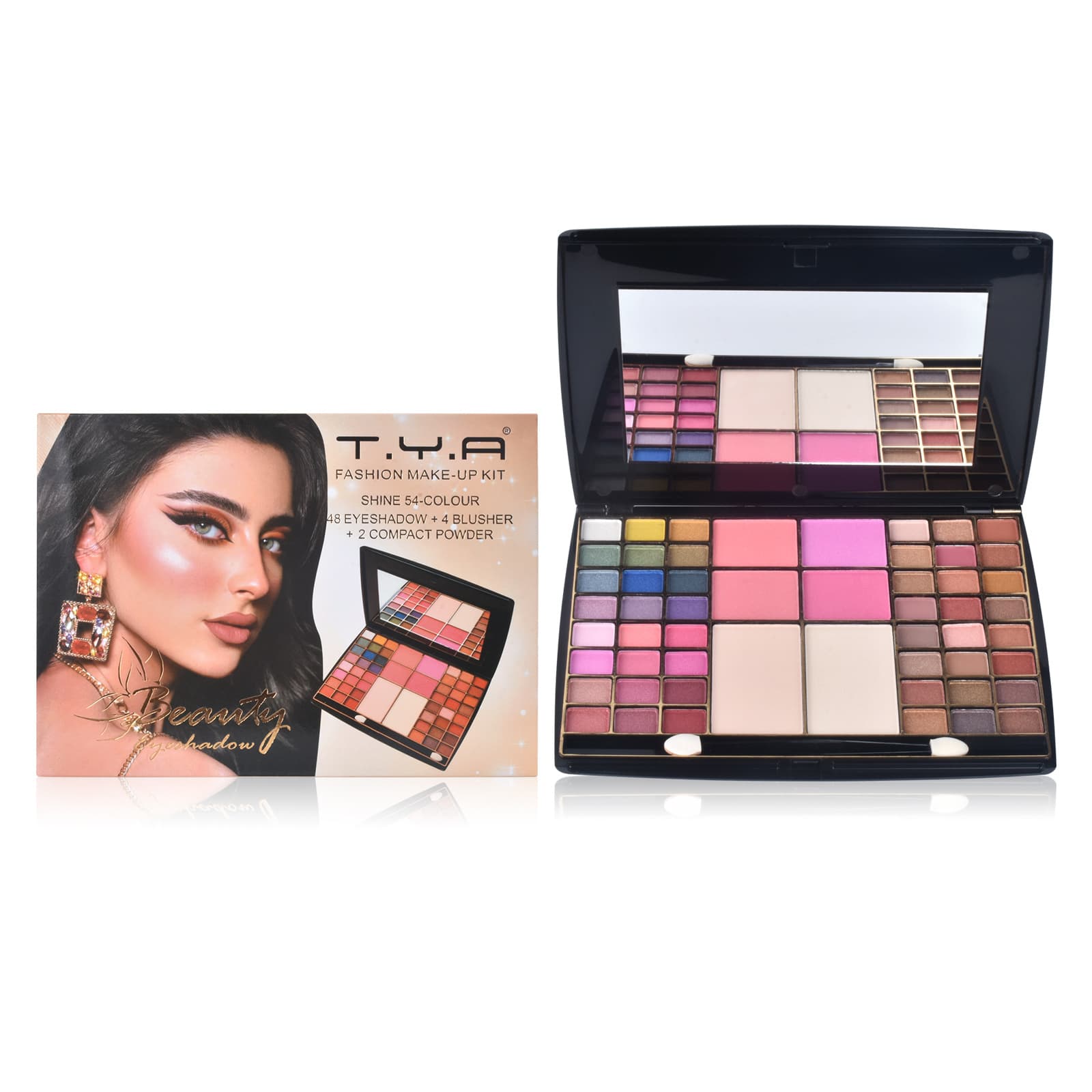 T.Y.A Cross-border 54-Color Makeup Palette Eyeshadow Blush Powder Makeup Kit Set