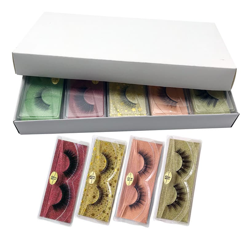 Single Pair of Chemical Fiber False Eyelashes, New 3D Multi-Layered Stereo Eyelashes, Naturally Thick, Simulated Long Eyelashes for Women