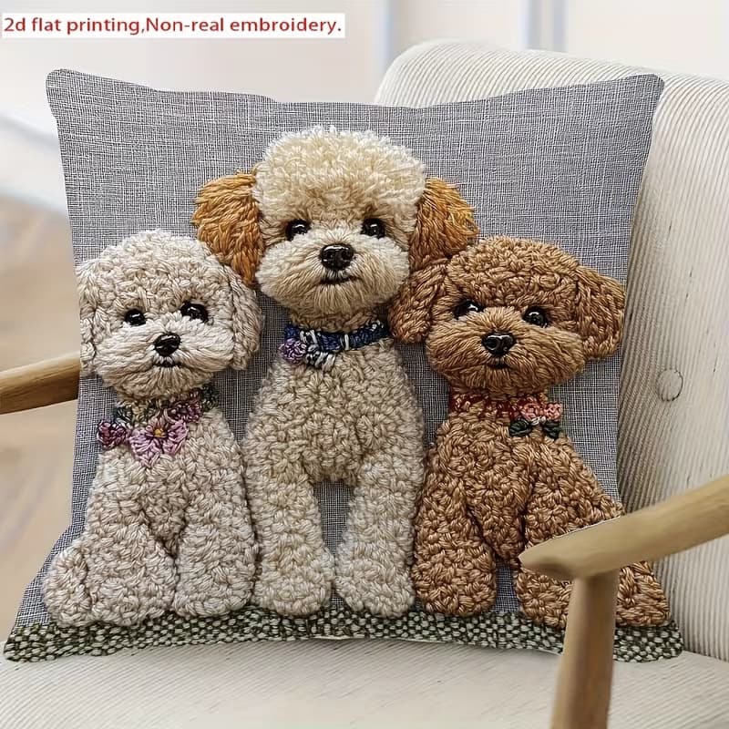 TEMU Hot Selling Cat Pillow Cover Cute and Playful Animal Pillow for Bedroom Home Sofa Decorative Cushion Cover Wholesale
