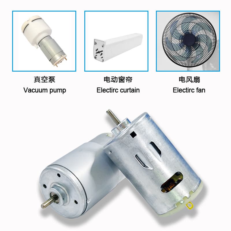 R555 Micro DC Motor 12V Vacuum Pump Motor Electric Curtain Motor 24V Fan Motor