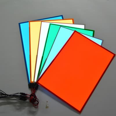 A6 EL Electroluminescent Sheet Trimmable Ultra-Thin LED Backlight Glow Panel Atmosphere Light Bulk Supply