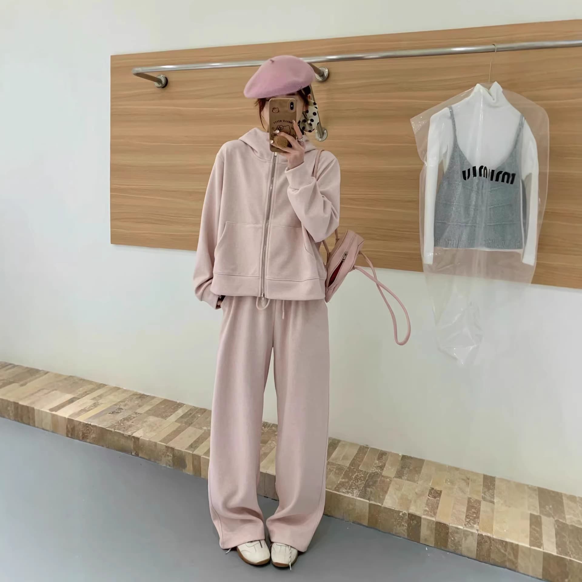Plus Size Casual 2-Piece Set for Women, Spring 2026, High-Quality Loose Wide-Leg Pants, Export Style
