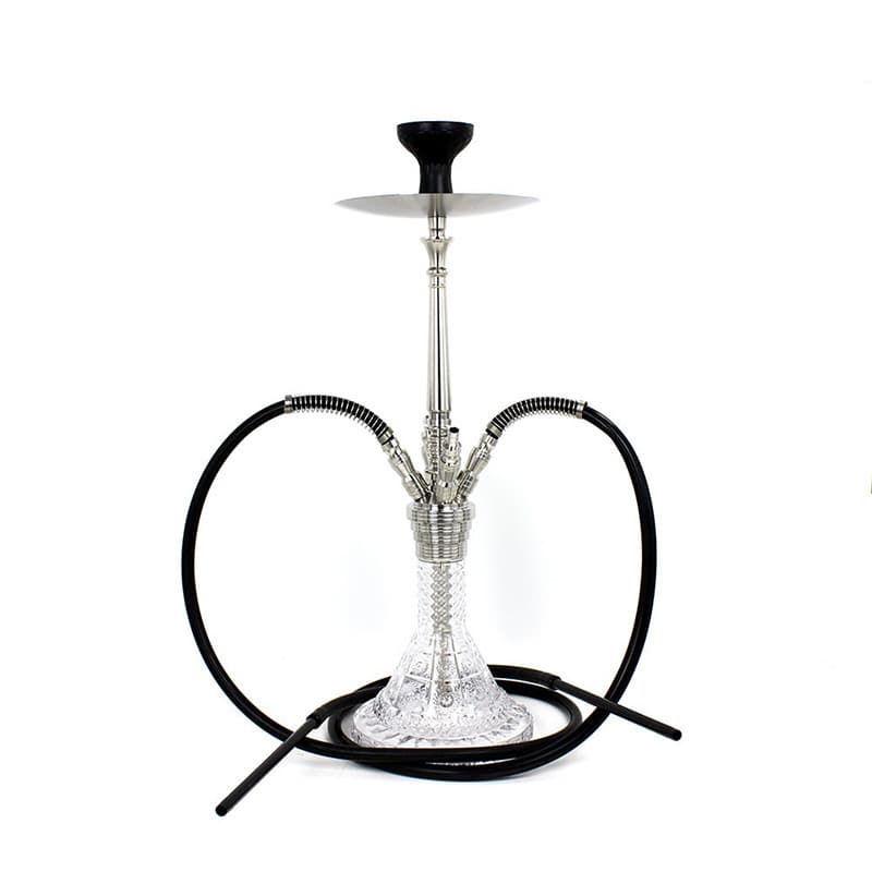 New Stainless Steel 304 Four-Tube Hookah Premium Arabic Hookah Bar KTV Special Hookah Smoking Set Wholesale