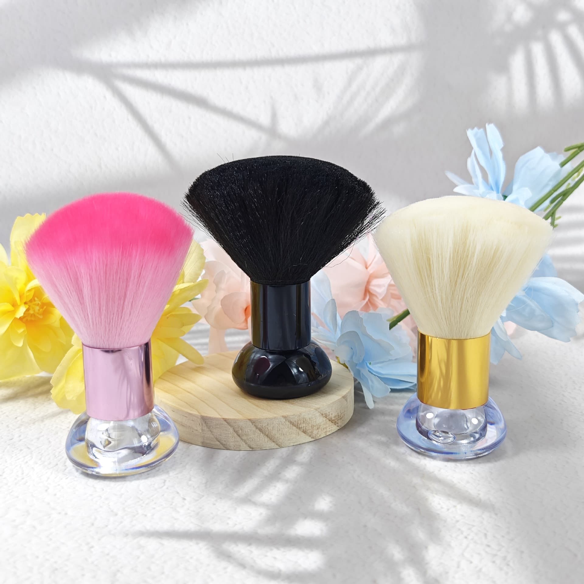 New Large Nail Dust Brush Nail Surface Cleaning Brush Multifunctional Nail Tool Supply Hairdressing Neck Duster Wholesale