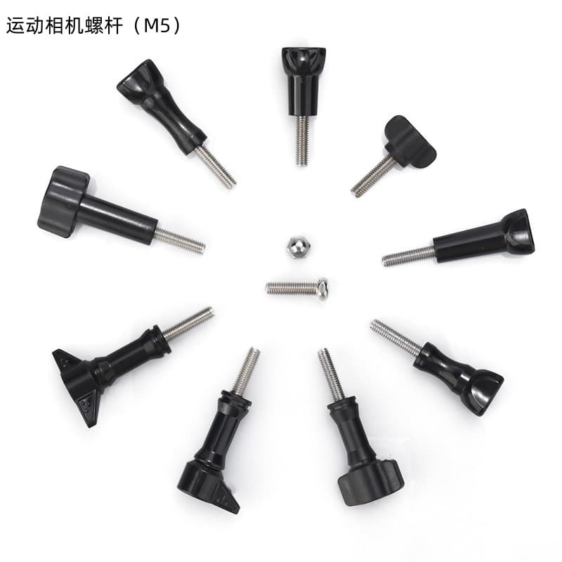 GOPRO DJI Action Camera Accessories Universal Long/Short Screws Fixing M5 Thumb Load-Bearing Long Straight Stud