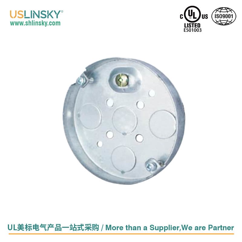 USLINSKY Canada US Standard Electrical Metal UL Listed Galvanized Electrical Junction Box 56111