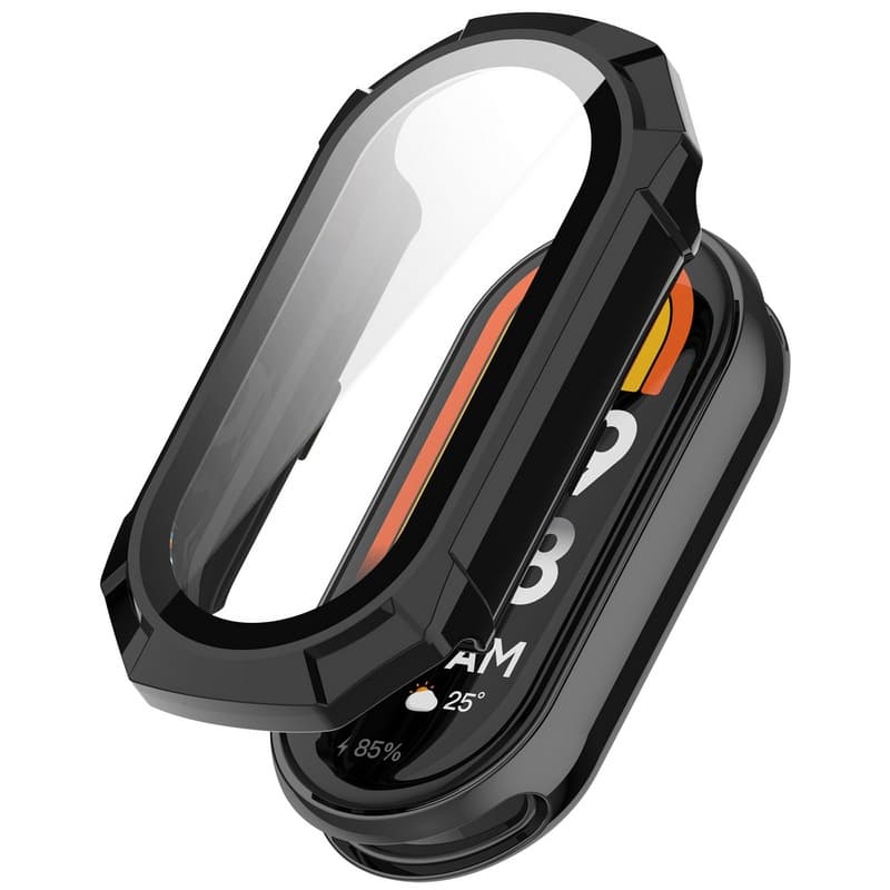 Suitable for Xiaomi Band 9 case 6//7/8 tempered integrated protective case Xiaomi BAND new hard 10