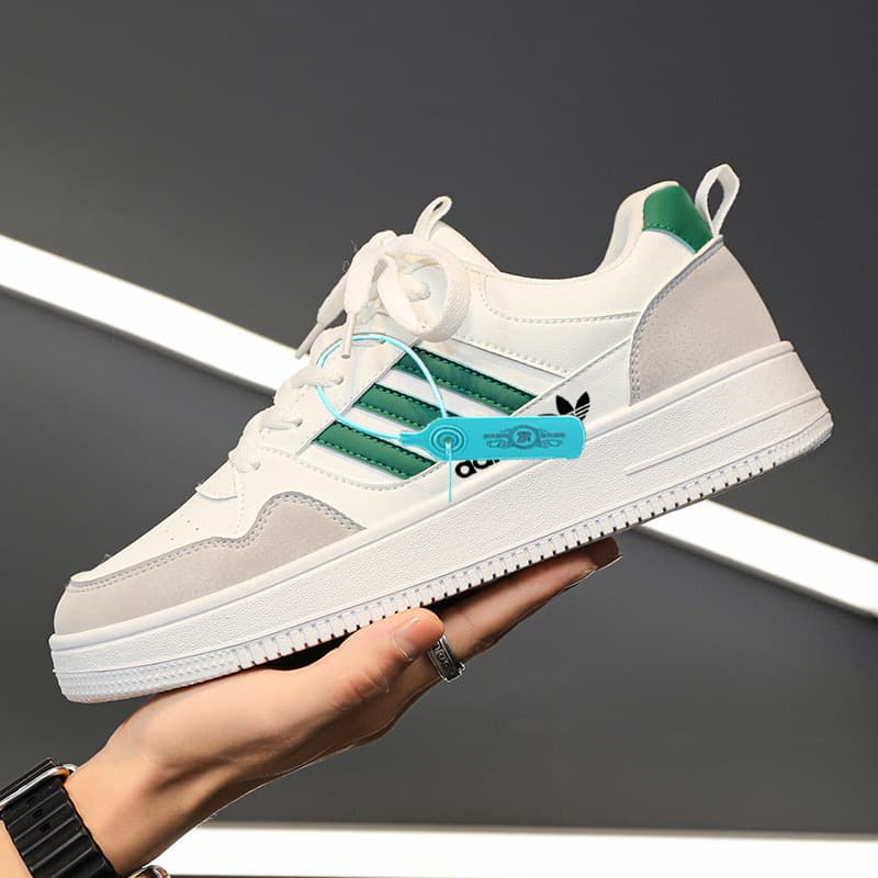 Men's Adidas 2025 New Summer Classic Mesh Breathable Dass Leisure Sports Skate Shoes Thick Sole White Sneakers