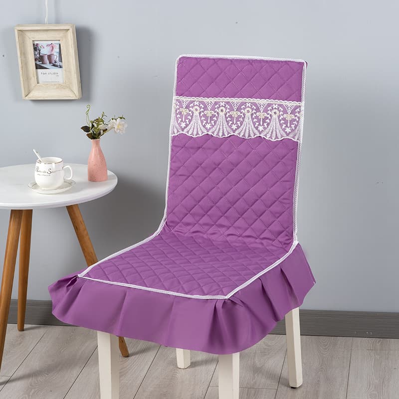 Universal Chair Cover Set, Solid Color Dining Chair Cover, Non-Slip Seat Cushion, Chair Back Cover