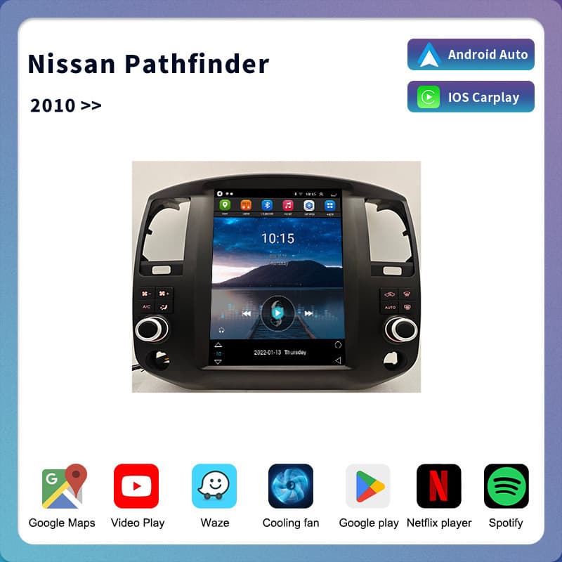 Suitable for Nissan Pathfinder Navara Navigation System Nissan Pathfinder R51 Car Radio