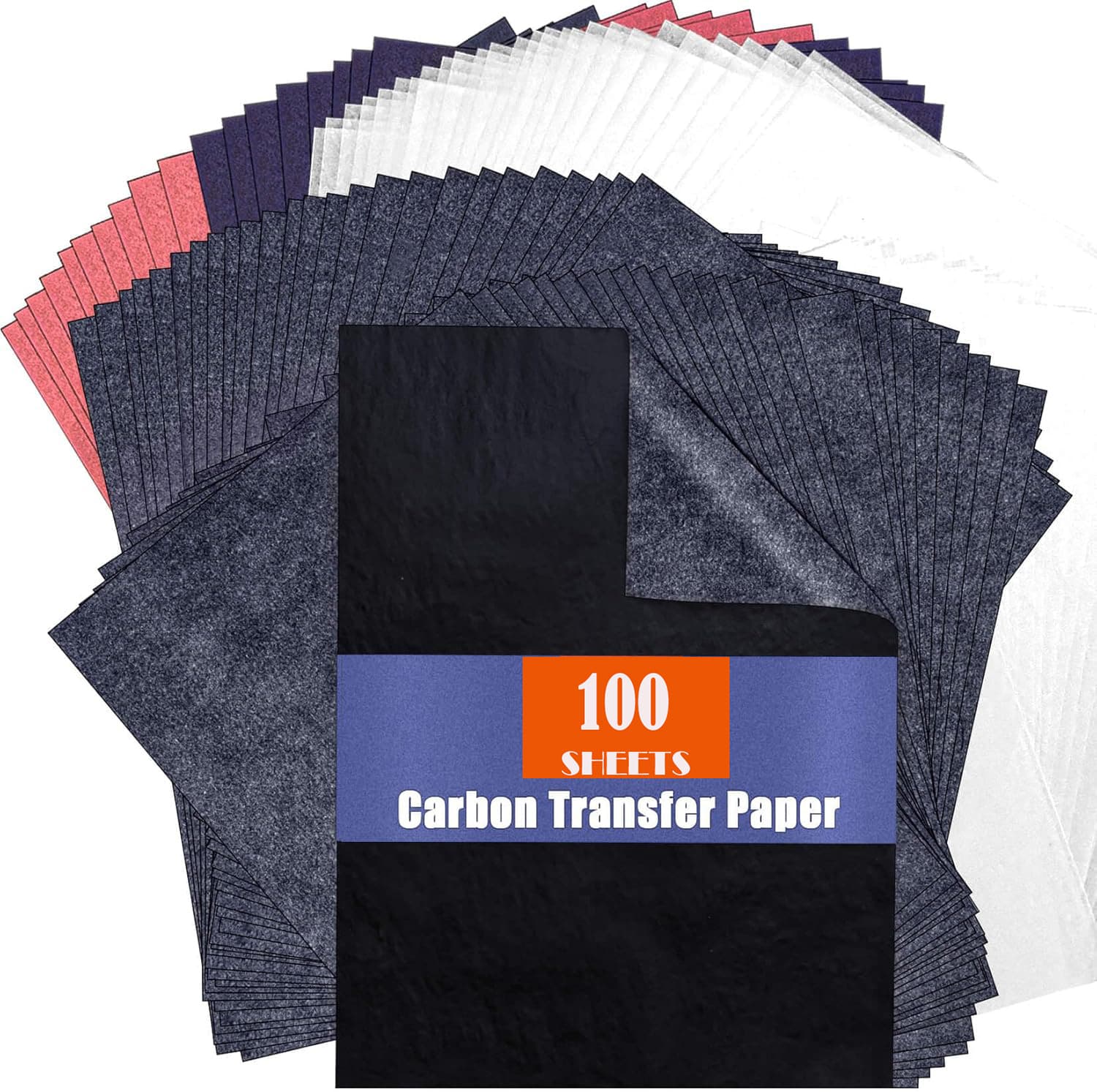 Source Factory Carbon Transfer Paper Graphite Transfer Paper A4 Copy Paper 100 Sheets for Artists Lettering Sketching Drawing