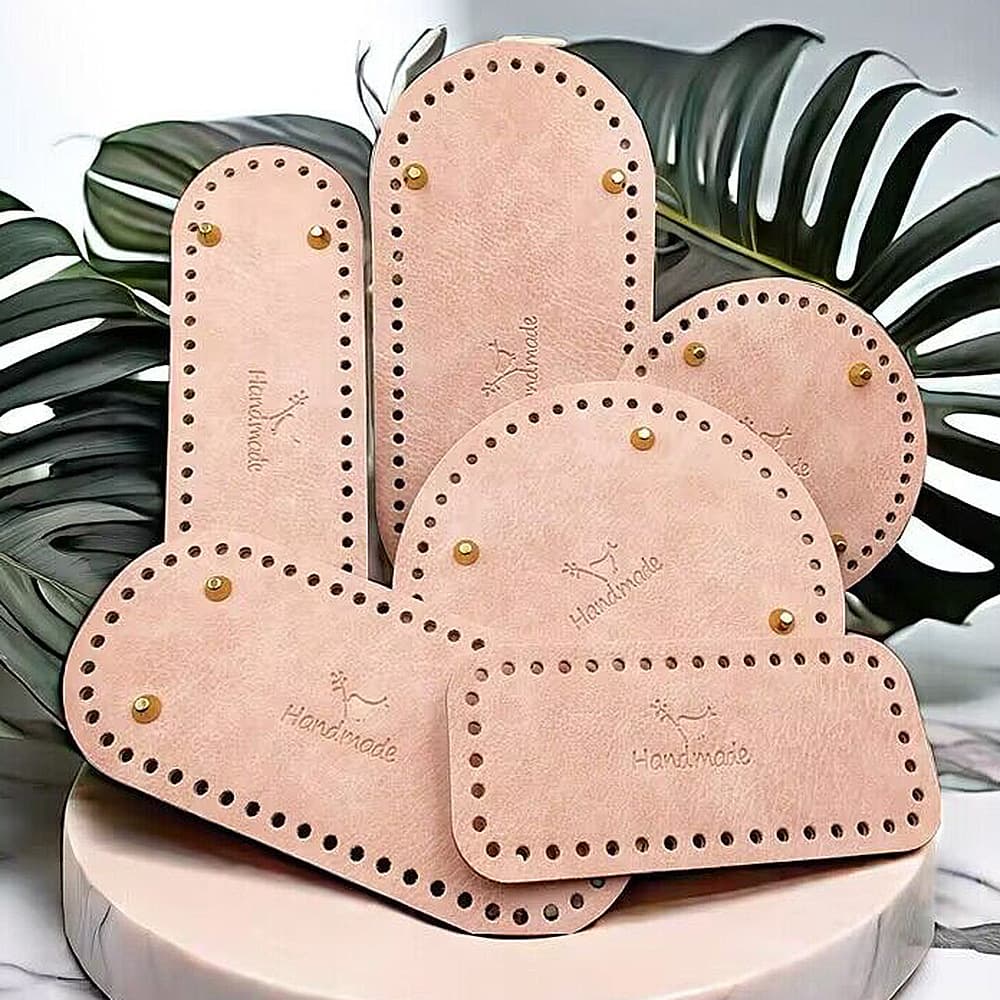 Hyuna woven bag diy handmade bag material handmade high quality leather bird retro bag bottom base accessories