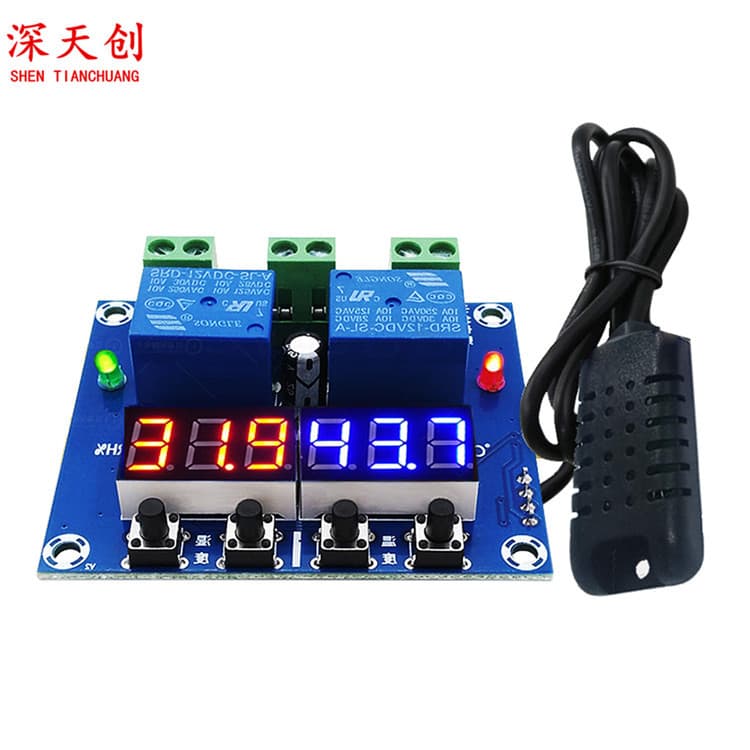 XH-M452 Temperature Humidity Control Module Digital Display Dual Output Automatic Constant Temperature Humidity Control Board