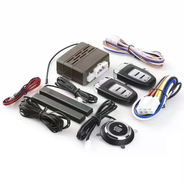 Export E Model: Keyless Entry + One-Button Start + Remote Start + Anti-Theft + Mobile Control + Vibration Alarm