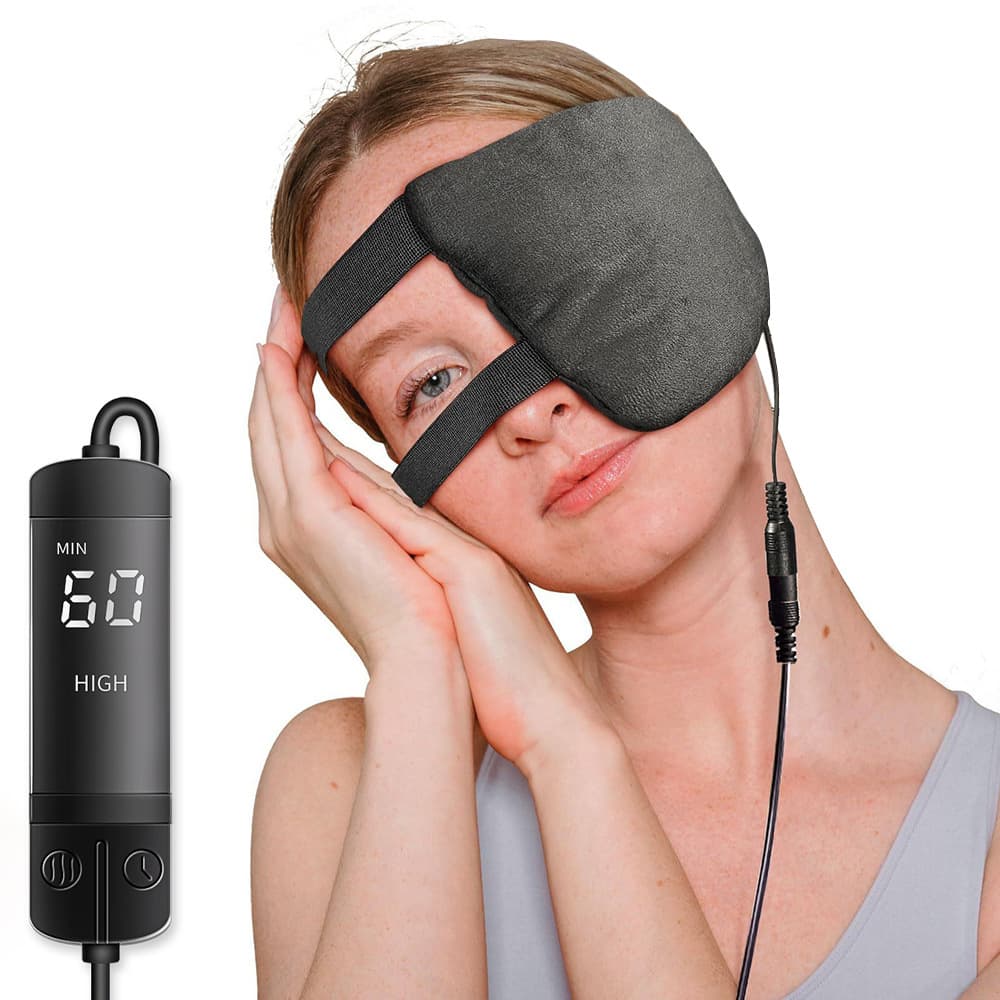 Cross-Border Single-Eye USB Electric Heating Eye Mask, Light-Blocking and Non-Pressing on the Eyes, Graphene Heating Eye Mask, Hot Compress Steam Eye Mask