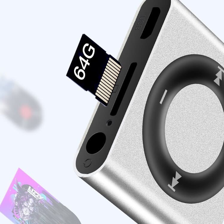 Ultra-thin MP3 Walkman Bluetooth Student Edition Small Portable Listen-Only Music Player English Listening