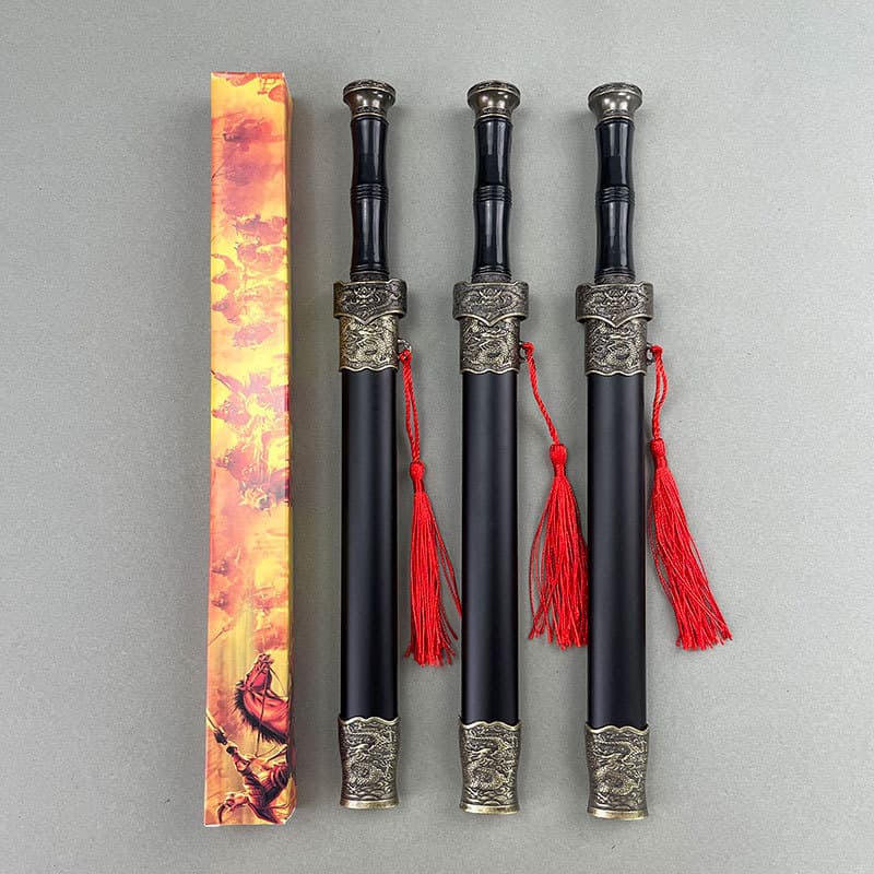 Alloy Metal Sword Liu Bei Han Sword Gift Knife Unsharpened Yinlong Sword Craft Sword Model Wholesale