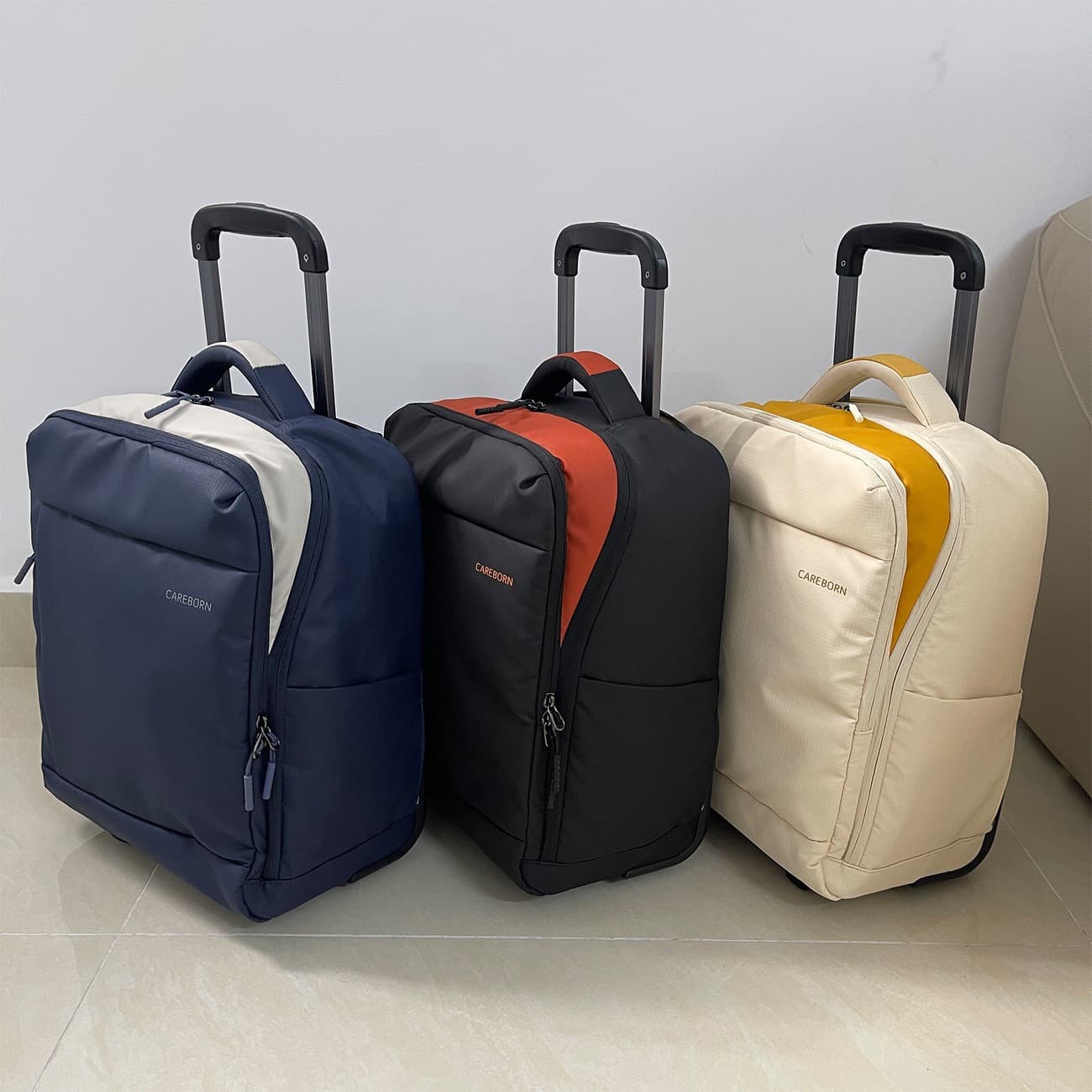 Spring Airlines Carry-On Ultra-Light Boarding Luggage No Check-In Needed New Trolley Bag Computer Backpack for Men and Women
