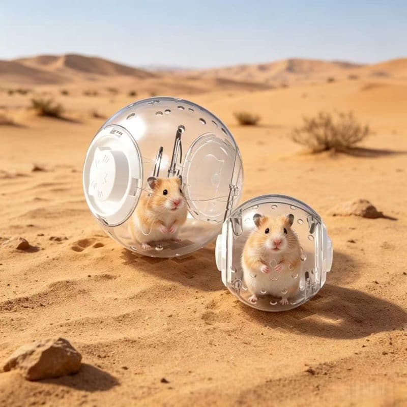 Hamster Exercise Ball Boredom Relief Toy Silent Running Ball Golden Bear Rolling Ball 18cm Super Large Running Ball Outdoor Ball